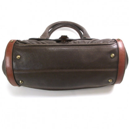 Chloe Leather Maggie Frame Satchel Moka 4 of 11
