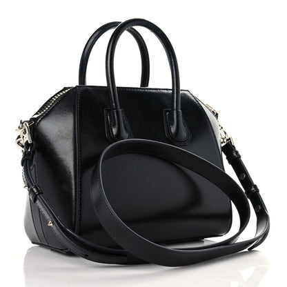 Givenchy Shiny Lord Calfskin Mini Antigona With Chain Black 3 of 18
