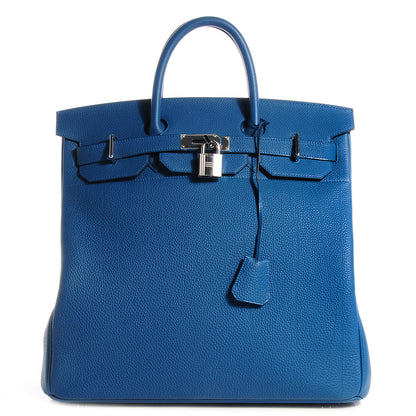 Hermes Togo HAC Birkin 40 Bleu de Galice 1 of 23