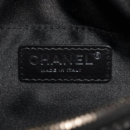 Chanel Lambskin Quilted Banane Waist Bag Fanny Pack Black 7 of 8
