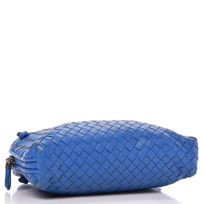 Bottega Veneta Nappa Intrecciato Nodini Crossbody Messenger Signal Blue 4 of 15