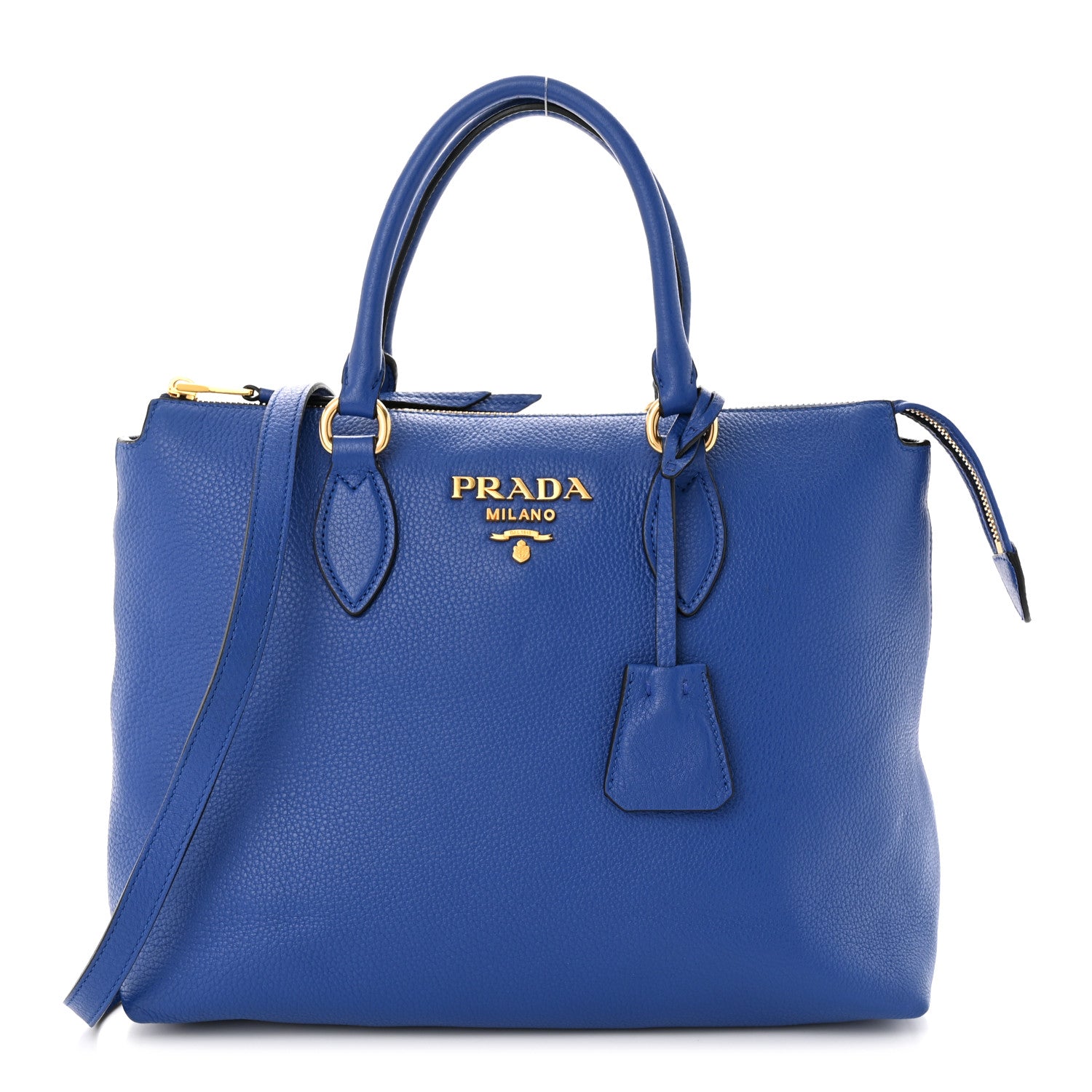 Prada Vitello Phenix Satchel Royal 1 of 10