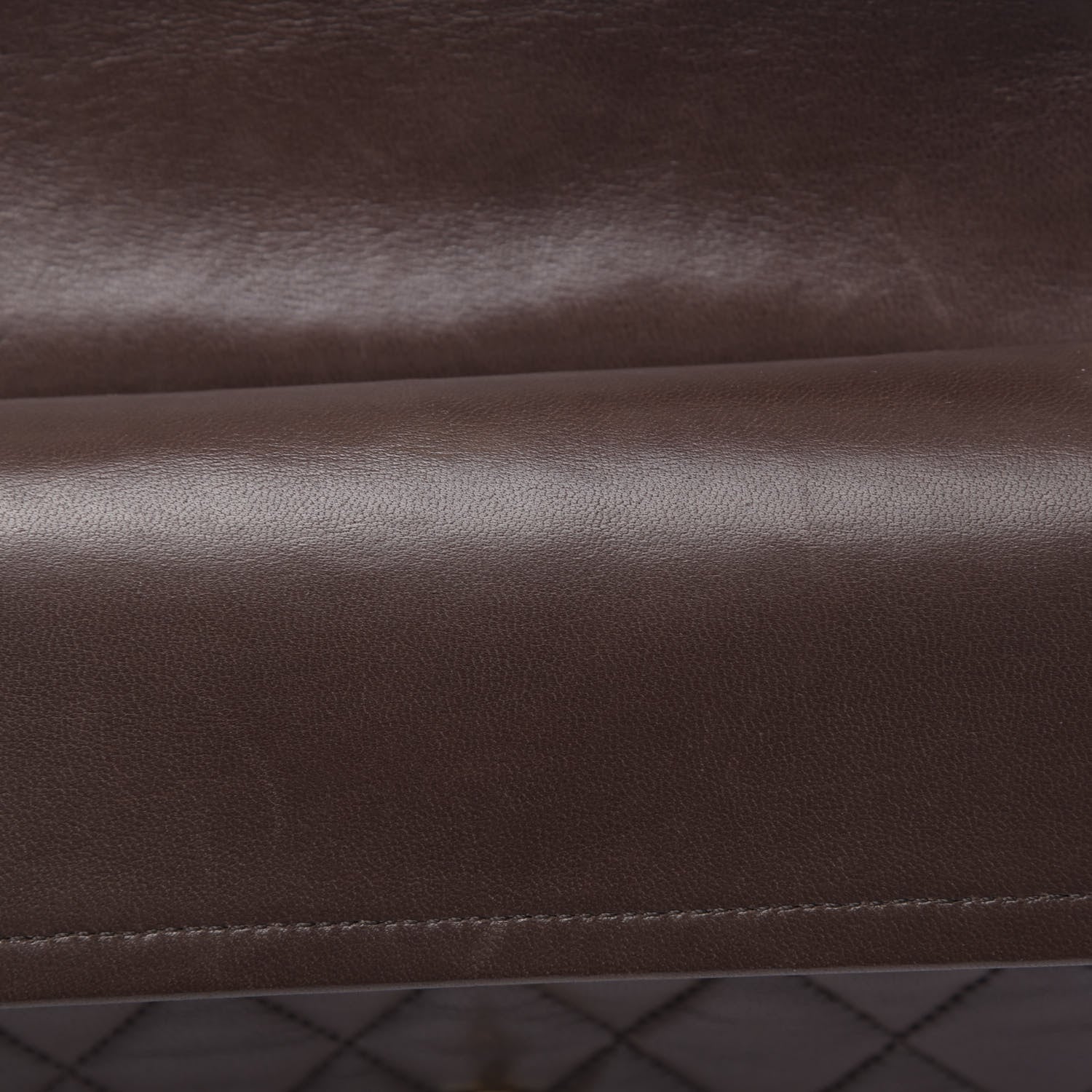 Chanel Lambskin Quilted Small Double Flap Brown 14 of 16