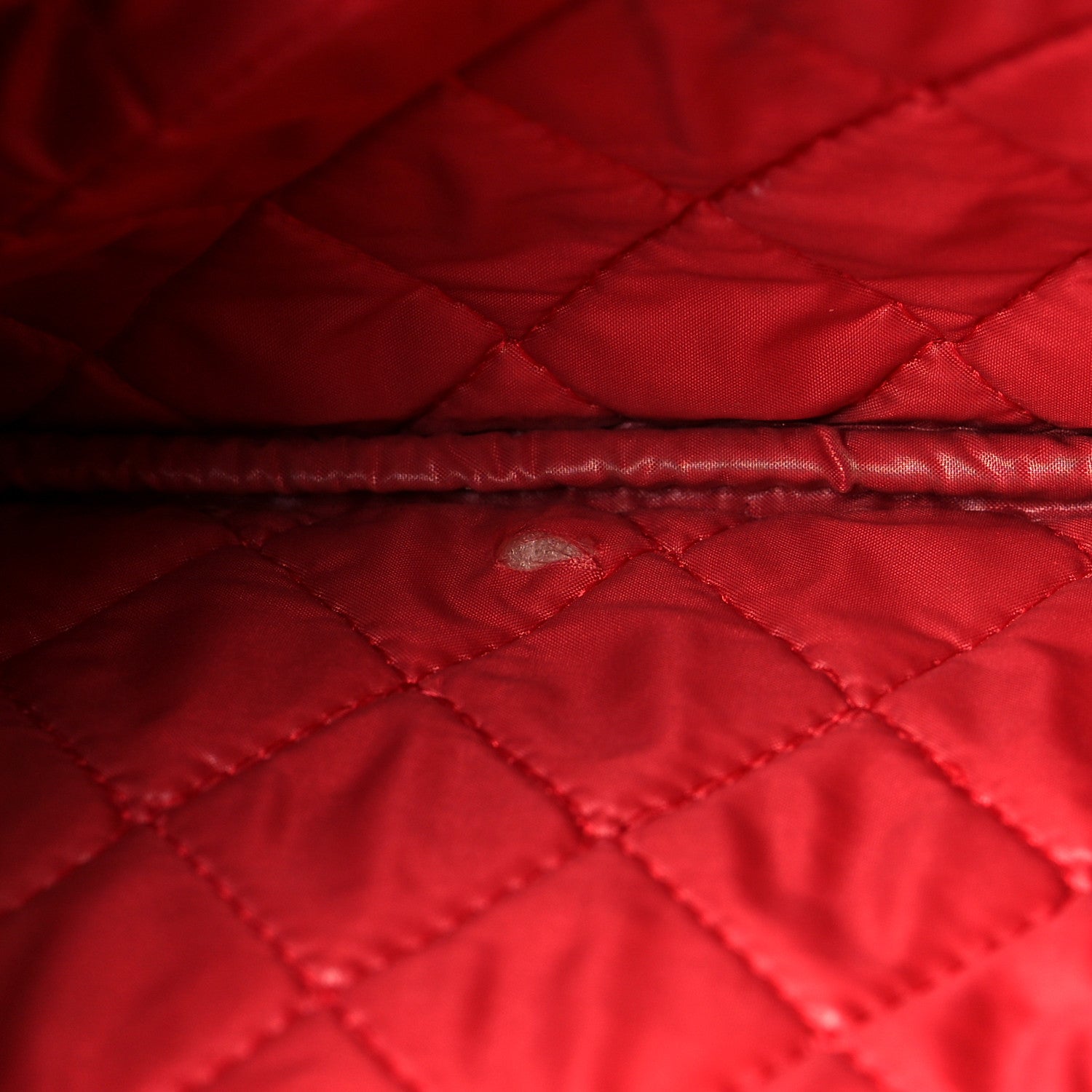 Chanel Lambskin Quilted Medium Cosmetic Case Red 11 of 11