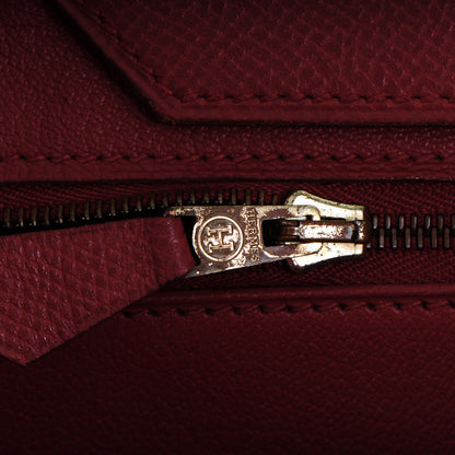 Hermes Courchevel Birkin 40 Rouge 14 of 26