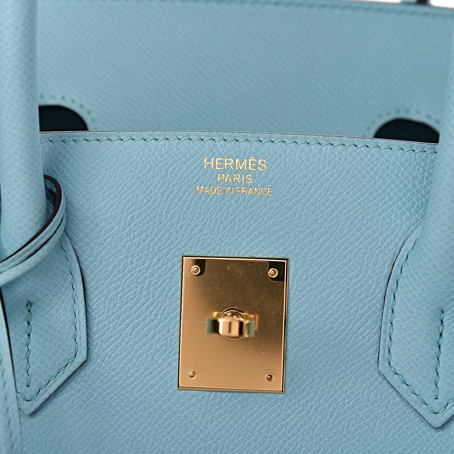 Hermes Epsom Birkin 35 Bleu Atoll 6 of 10