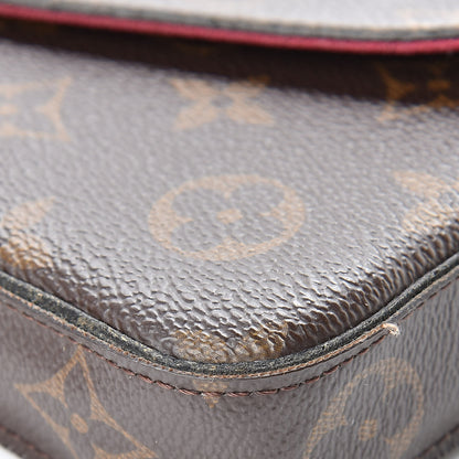 Louis Vuitton Monogram Pochette Felicie Chain Wallet Fuchsia 12 of 18