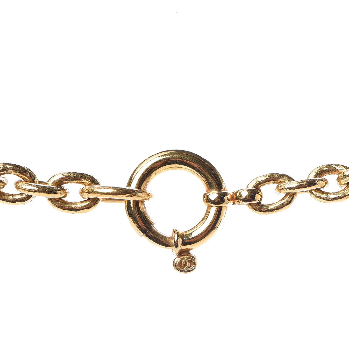 Triple CC Chain Necklace Gold
