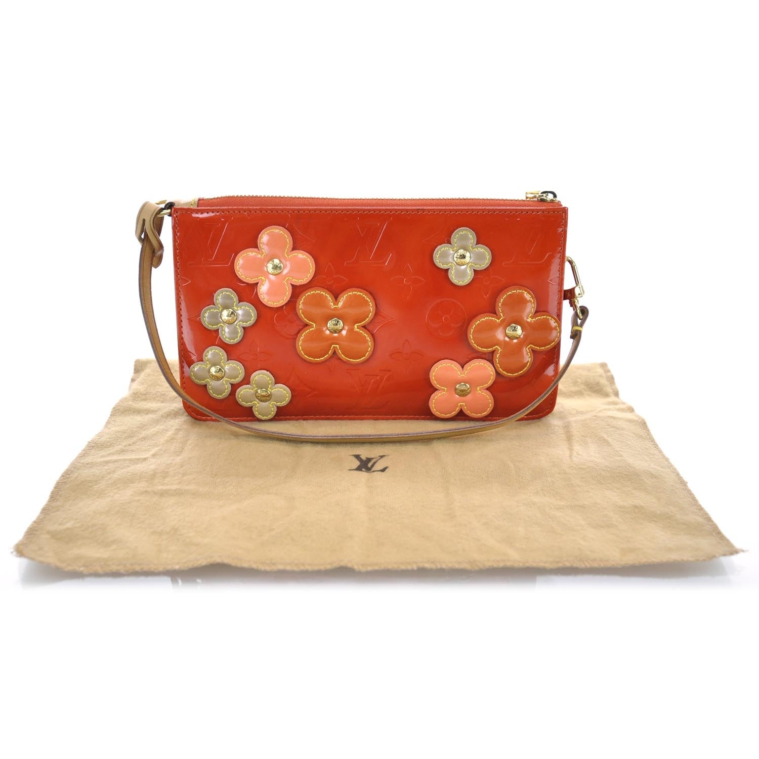 Louis Vuitton Vernis Lexington Fleurs Orange 10 of 10