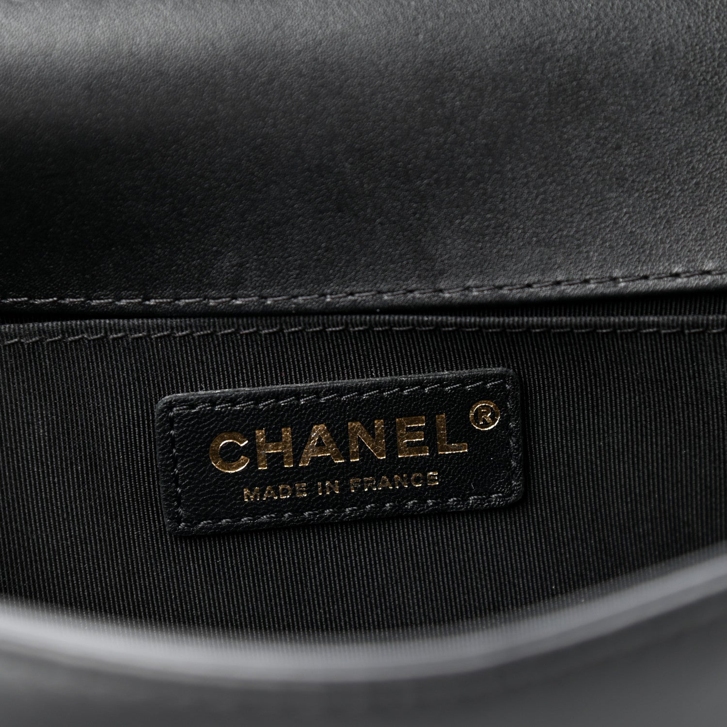 Chanel Calfskin Quilted Medium Boy Top Handle Flap Black 6 of 11