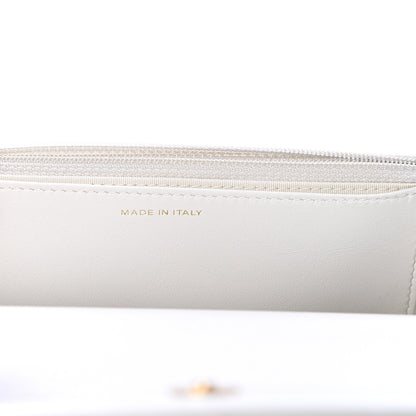 Chanel Goatskin Quilted 19 Wallet On Chain WOC White 6 of 12
