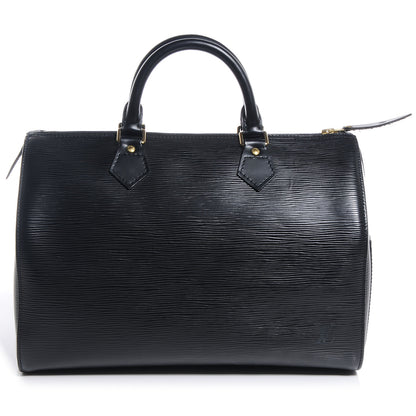 Louis Vuitton Epi Speedy 30 Black 1 of 7