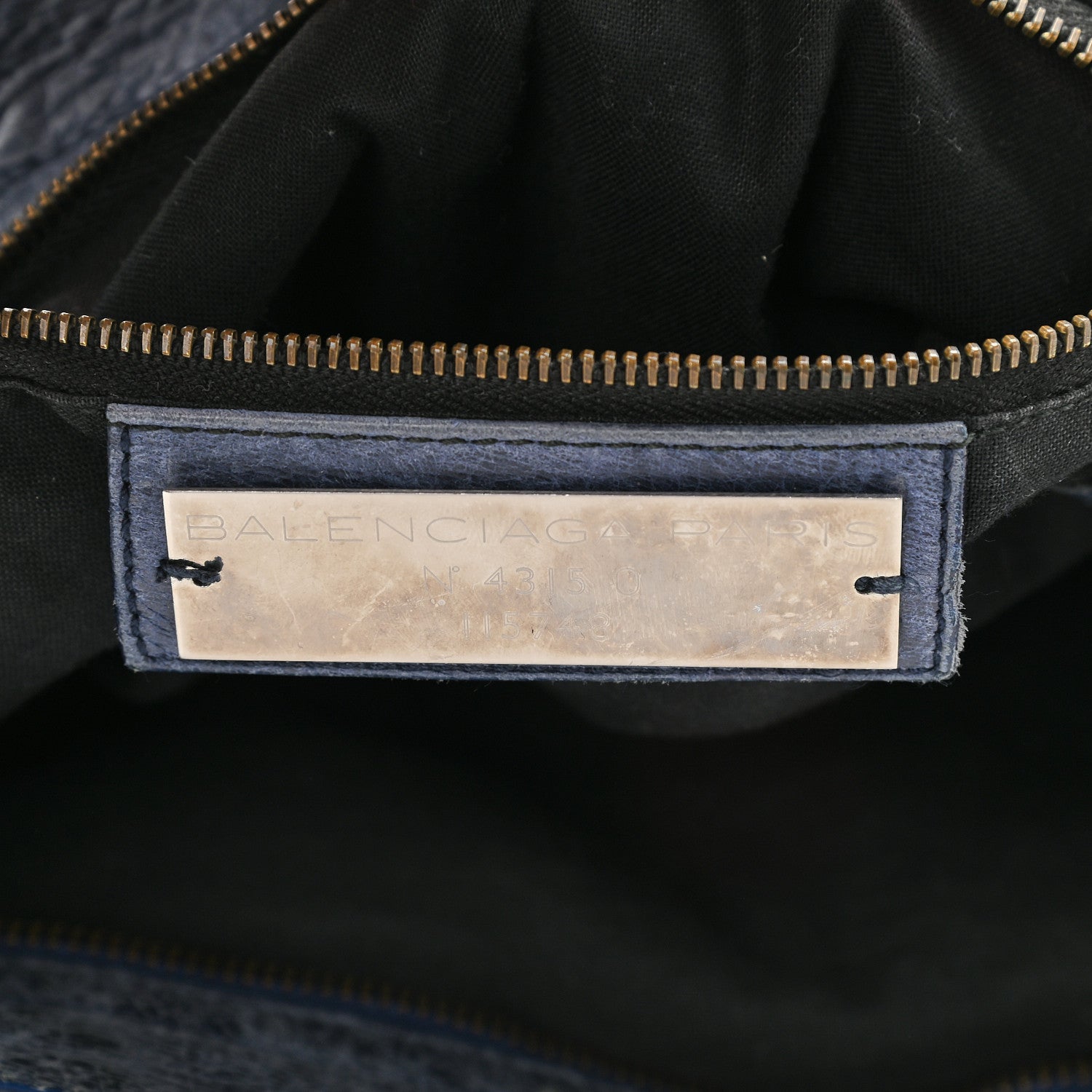 Balenciaga Agneau Classic Hardware City Bleu Roi 6 of 12