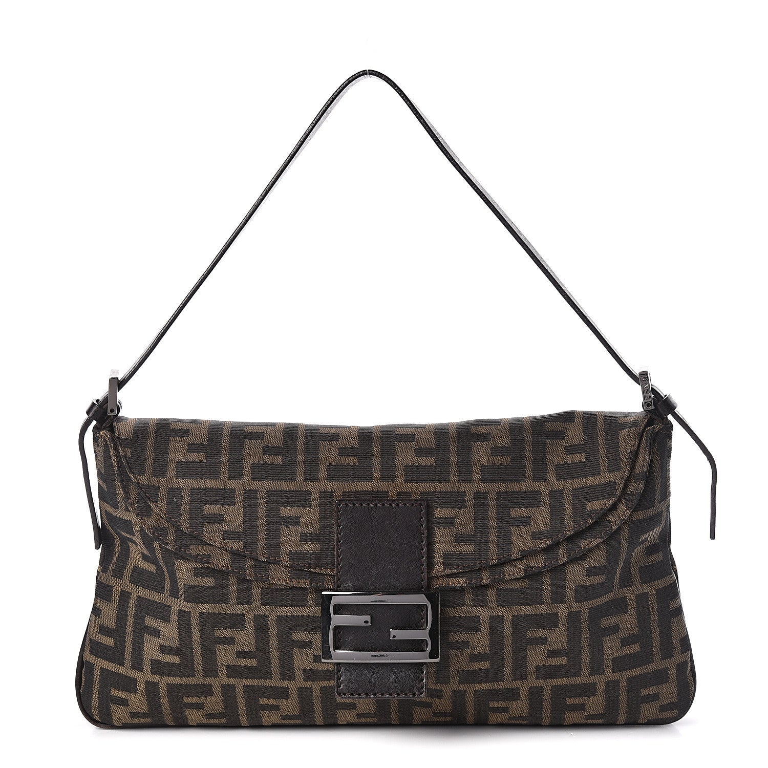 Fendi Zucca Baguette Tobacco Dark Brown 1 of 15