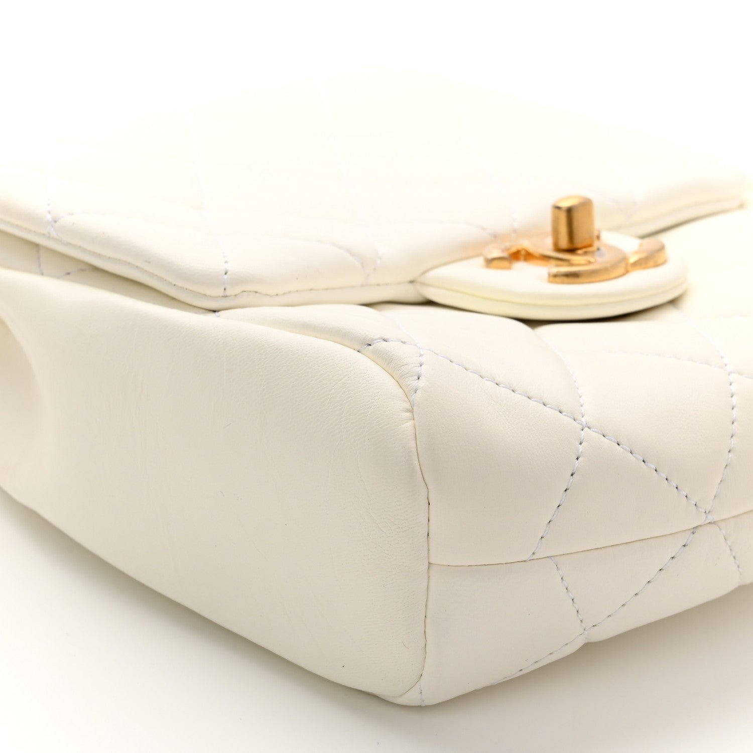 Chanel Lambskin Quilted Side-Packs White 12 of 13
