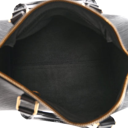 Louis Vuitton Epi Speedy 25 Black 5 of 10