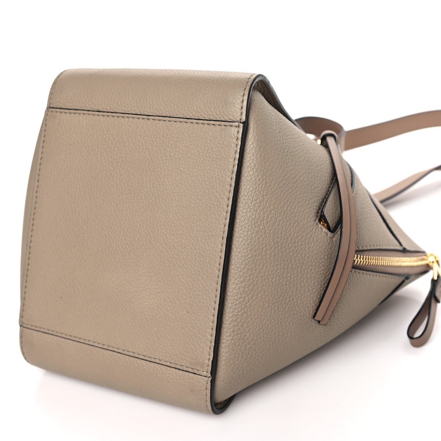 Soft Grained Calfskin Compact Hammock Shoulder Bag Sand