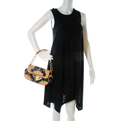 Louis Vuitton Monogram Multicolor Marilyn Black 2 of 9
