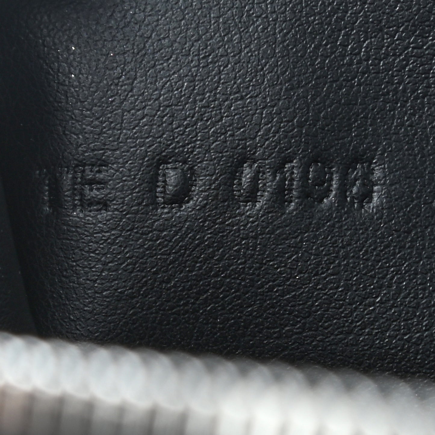 Calfskin Fighting Rottweiler Print Pouch Black