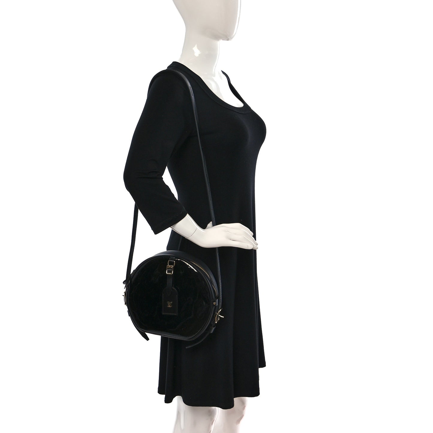 Vernis Boite Chapeau Souple MM Black