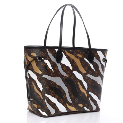 Louis Vuitton X LOL Monogram Neverfull MM Gold Silver 3 of 10