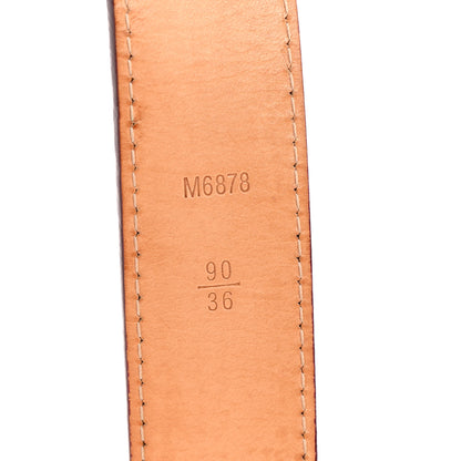 Louis Vuitton Vernis LV Frame Belt 90 36 Rouge Fauviste 3 of 8