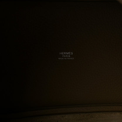 Hermes Taurillon Clemence Picotin Lock 18 PM Beige Marfa 6 of 9