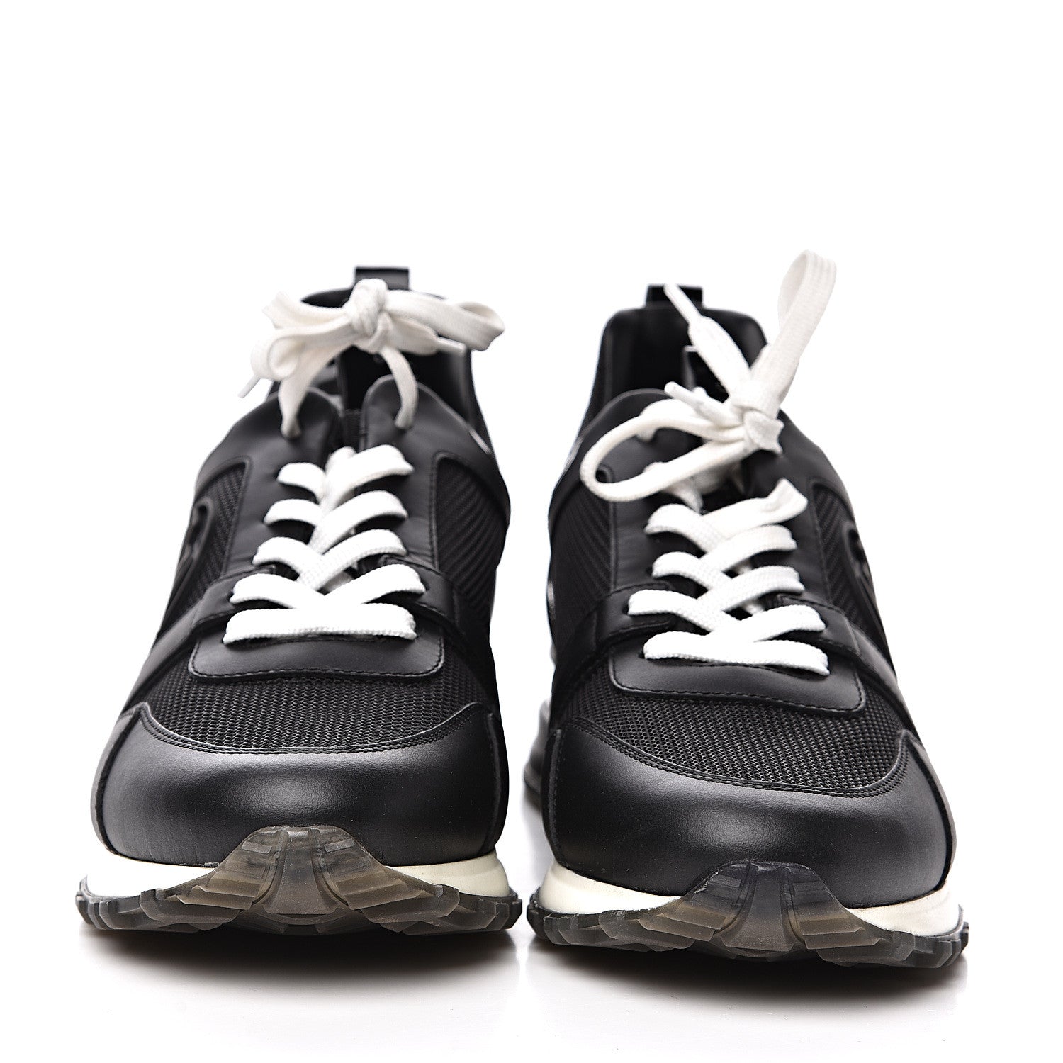 Louis Vuitton Calfskin Run Away Sneakers 39 Black 2 of 8