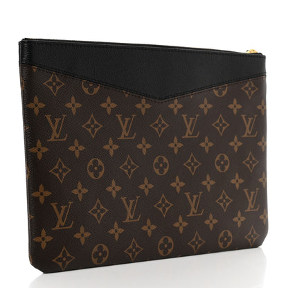 Louis Vuitton Monogram Daily Pouch Black 3 of 7