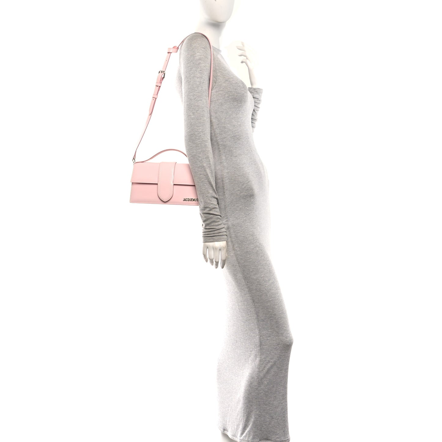 Glazed Calfskin Le Grand Bambino Pale Pink