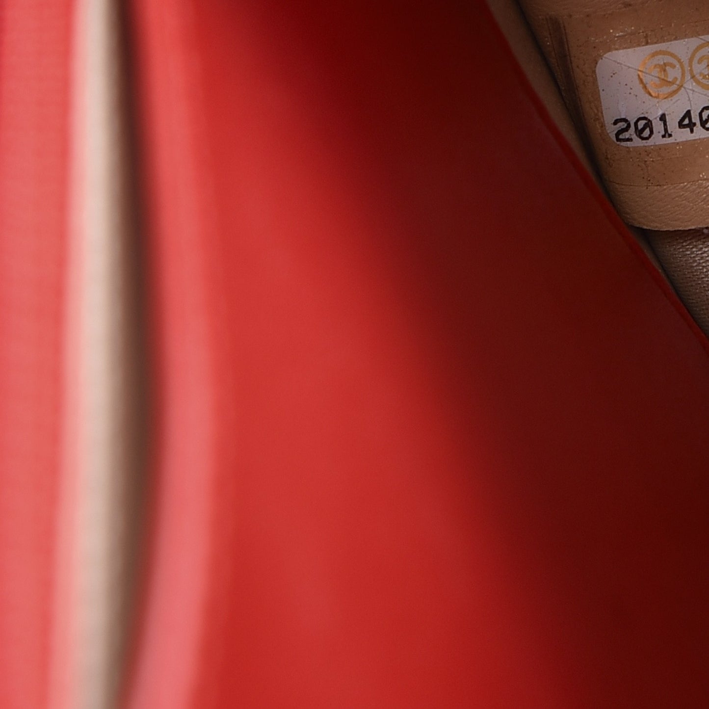 Lambskin Quilted Golden Class Wallet on Chain WOC Red