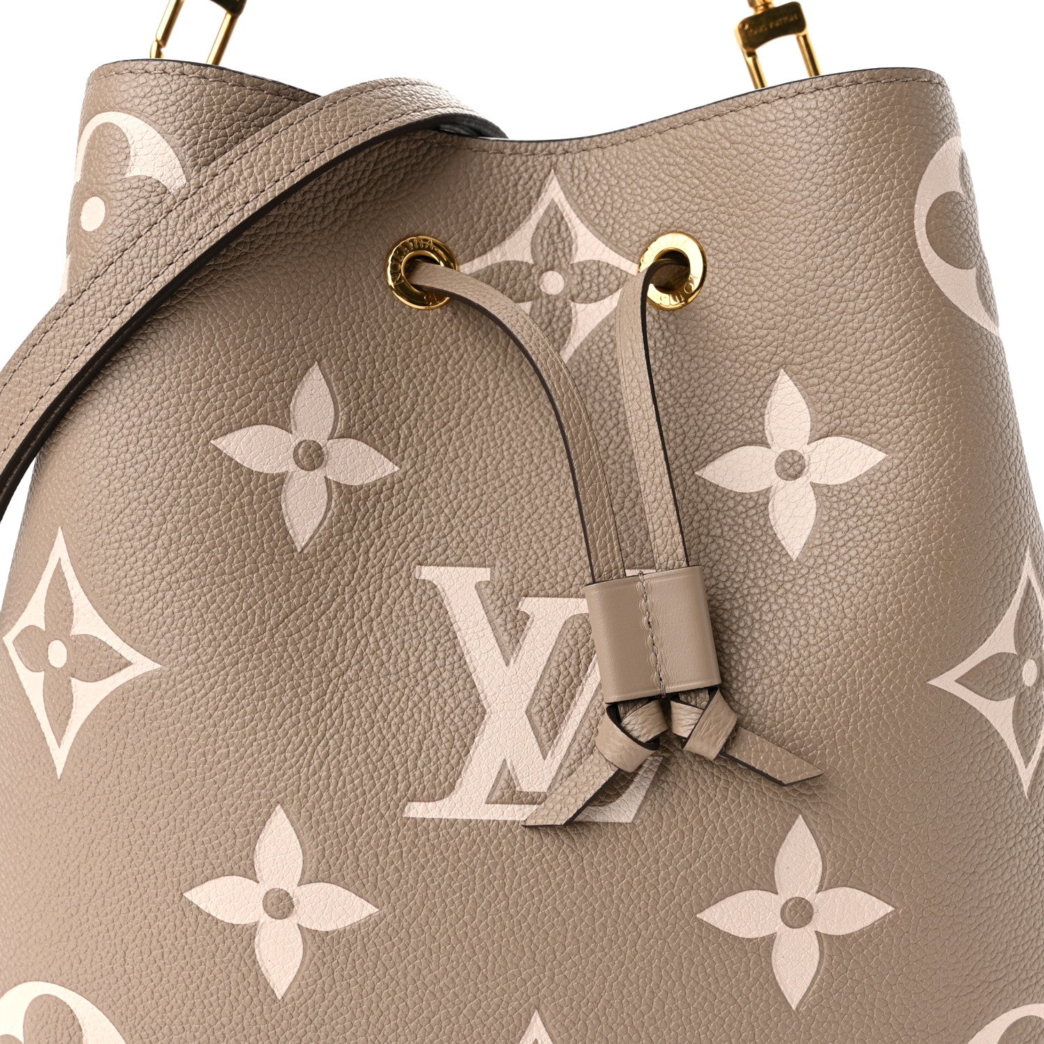 Louis Vuitton Empreinte Monogram Giant Neonoe MM Tourterelle Creme 9 of 12