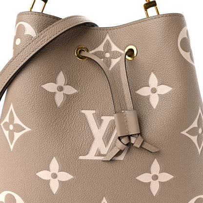 Louis Vuitton Empreinte Monogram Giant Neonoe MM Tourterelle Creme 9 of 12