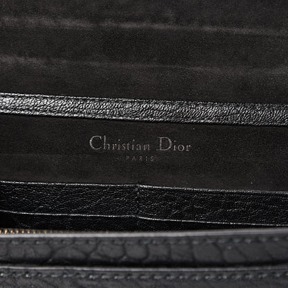Christian Dior Grained Calfskin J'Adior Wallet on Chain Pouch Black 5 of 12