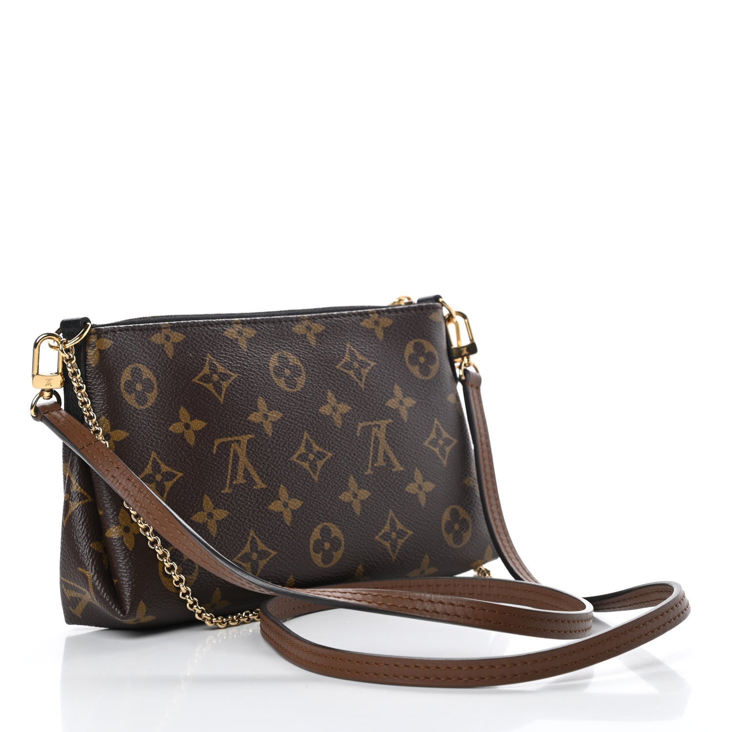 Louis Vuitton Monogram Pallas Clutch Black 3 of 11