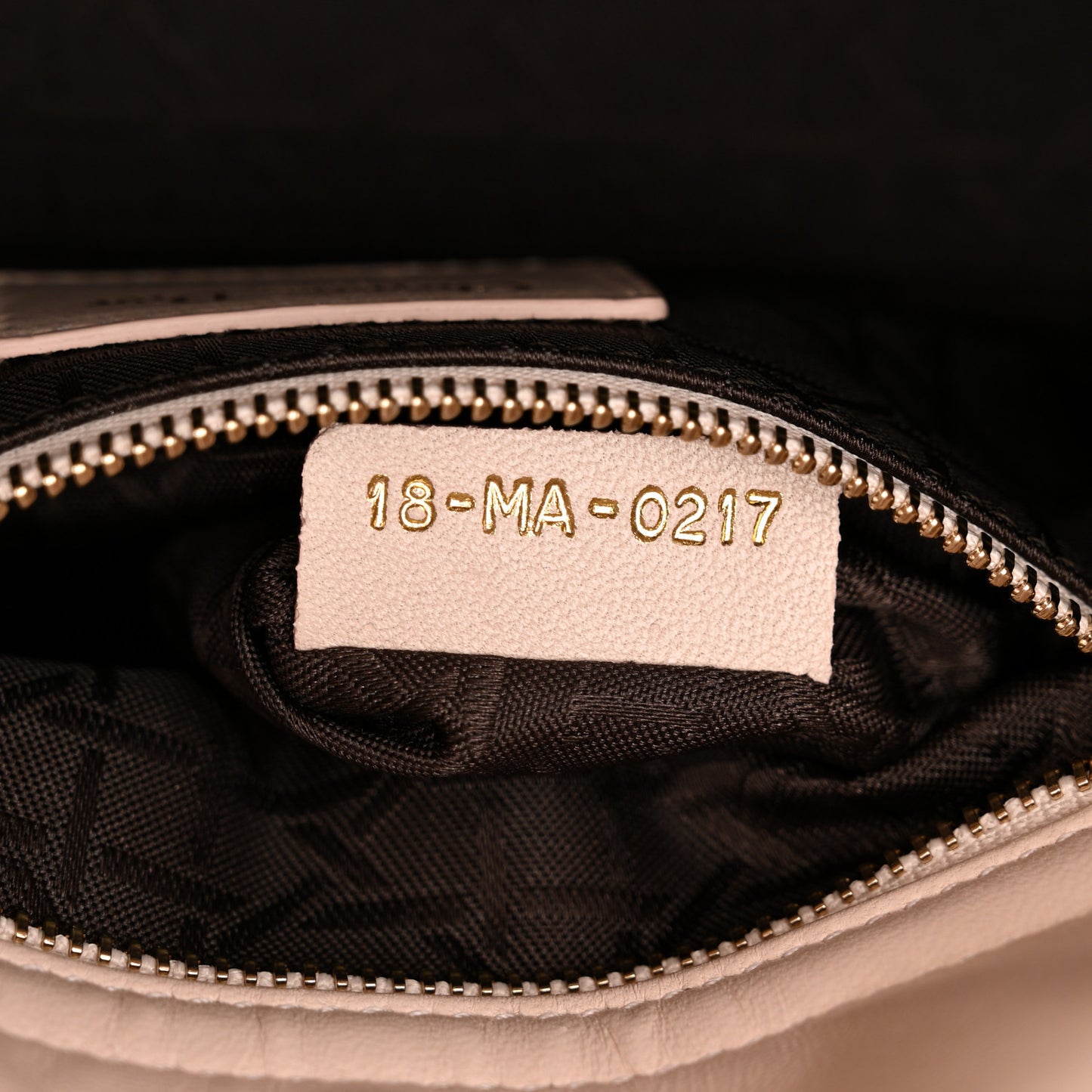 Lambskin Cannage Mini Lady Dior Aesthetic Beige