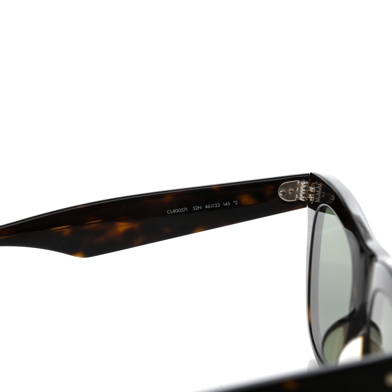 Celine Acetate Cat Eye Sunglasses CL 400571 Havana 6 of 6