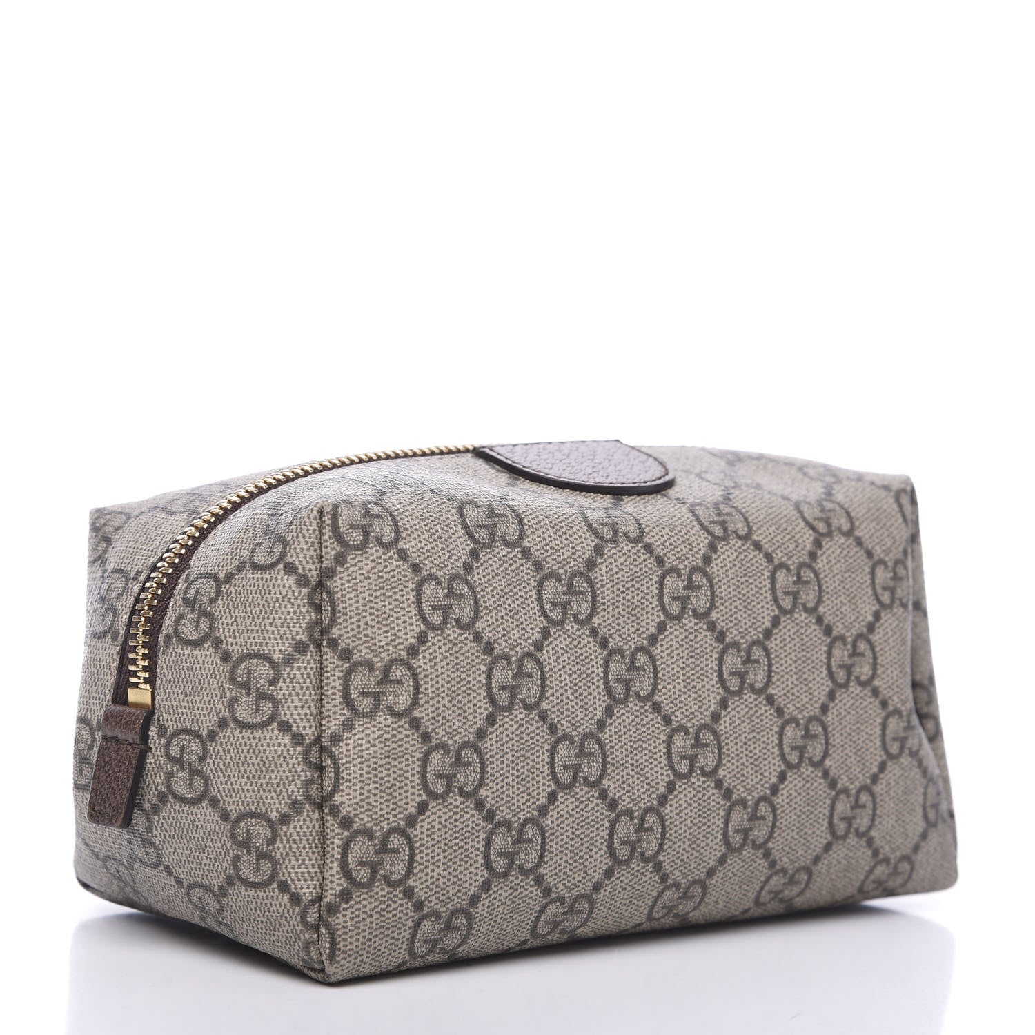 Gucci Soft GG Supreme Monogram Calfskin Medium Ophidia Cosmetic Case Beige Ebony New Acero 2 of 9