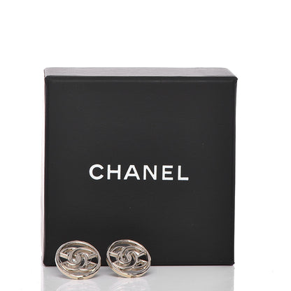 Chanel CC Earrings Gold 5 of 5
