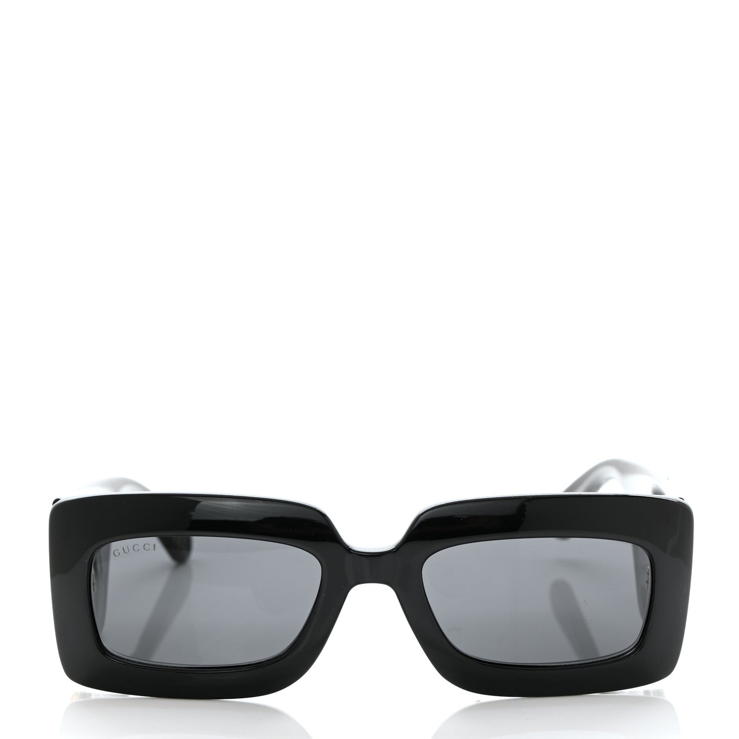 Acetate Rectangular Sunglasses GG0811S Black