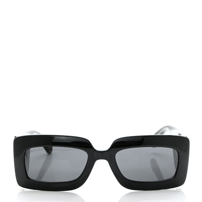 Gucci Acetate Rectangular Sunglasses GG0811S Black 2 of 7