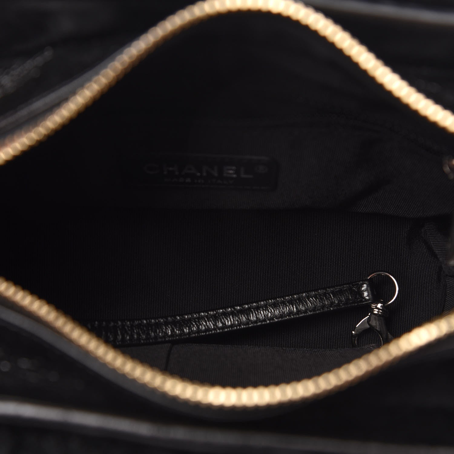 Chanel Shearling Small Gabrielle Hobo Black 5 of 10