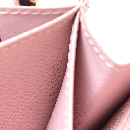 Louis Vuitton Damier Ebene Zippy Coin Purse Rose Ballerine 7 of 8