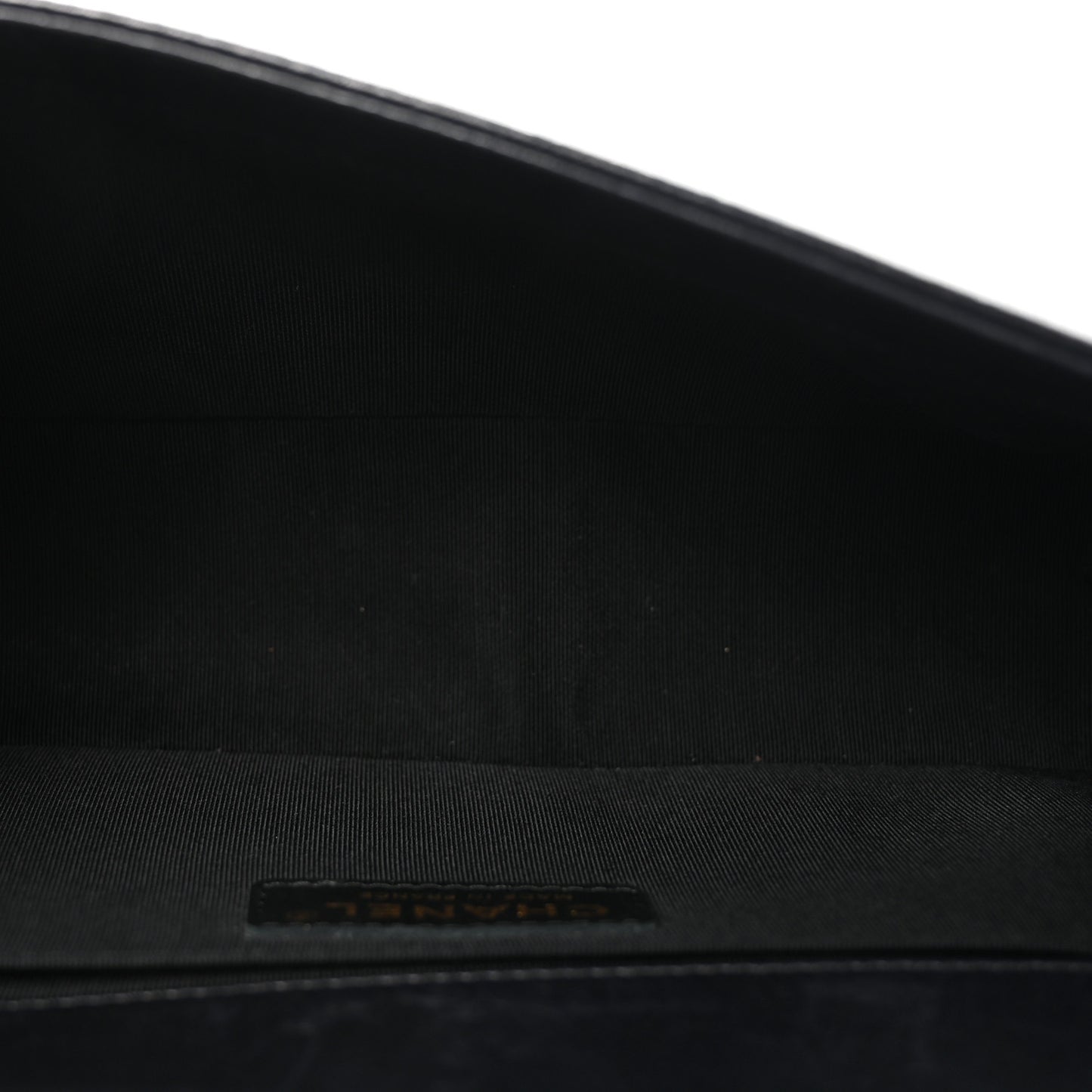 Lambskin Quilted Medium Boy Flap Black
