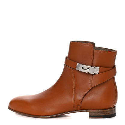 Hermes Calfskin Neo Ankle Boots 39 Naturel 1 of 15
