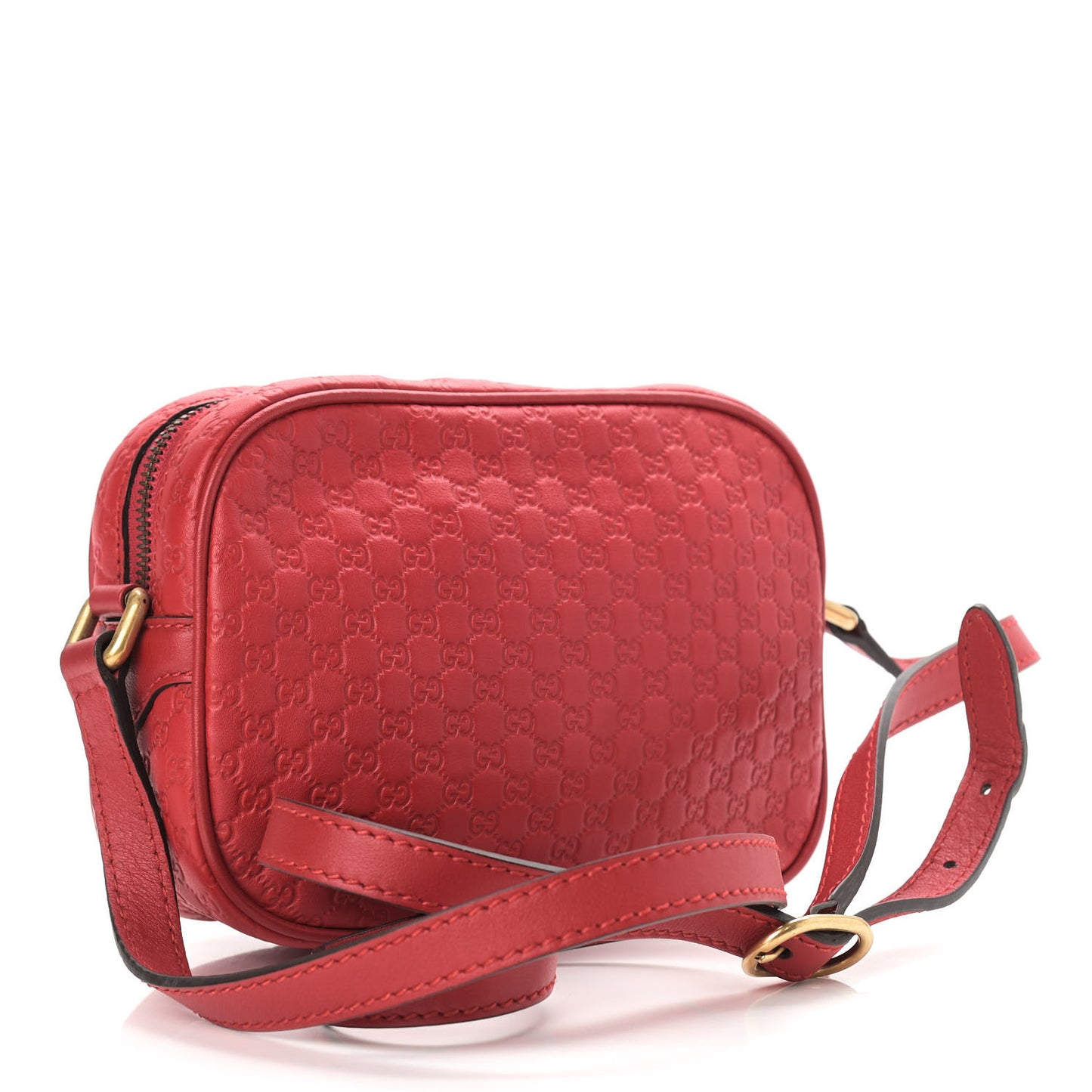 Microguccissima Sunshine Disco Crossbody Bag Red