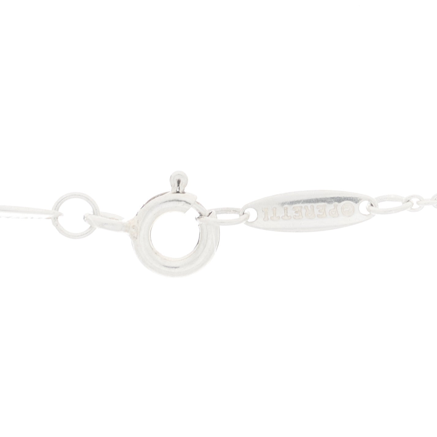 Sterling Silver Elsa Peretti Bottle Pendant Necklace