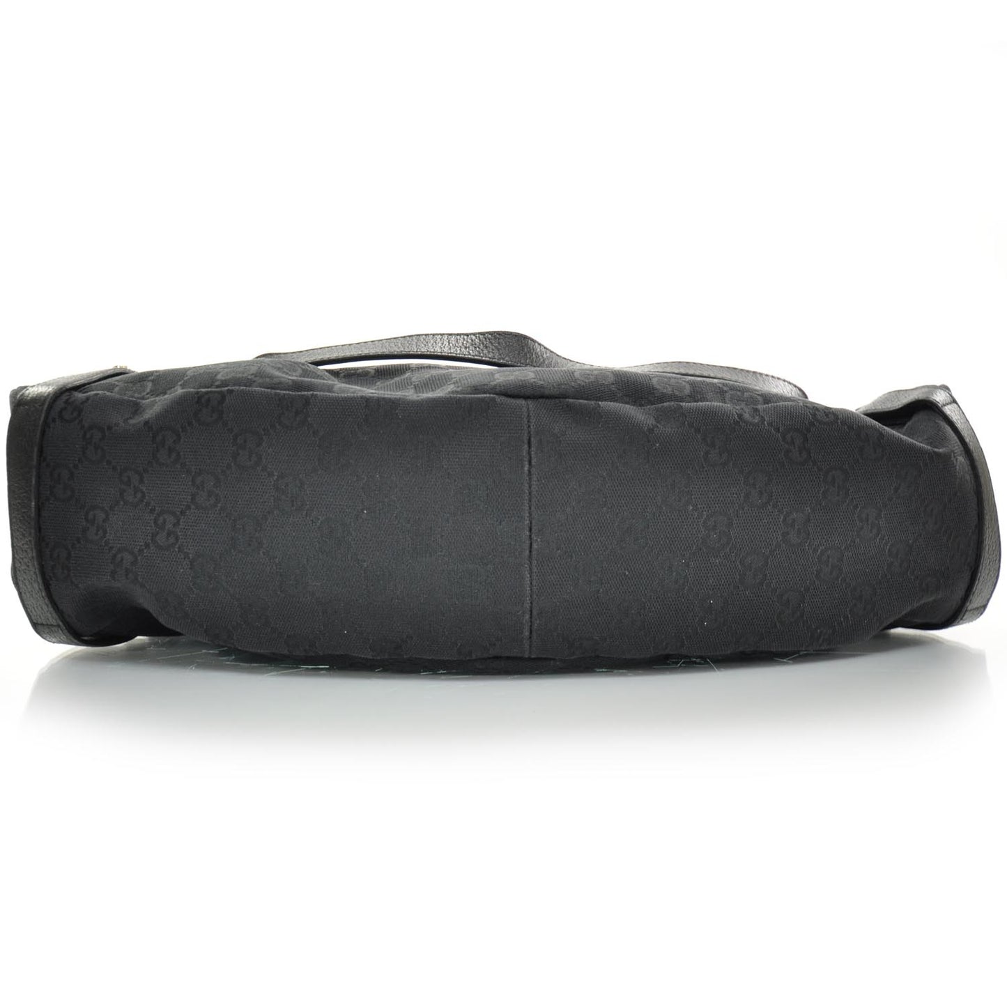 Monogram Medium Abbey Shoulder Bag Black