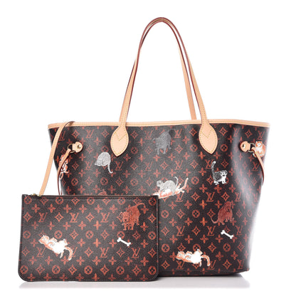 Louis Vuitton Catogram Neverfull MM Marron 1 of 14
