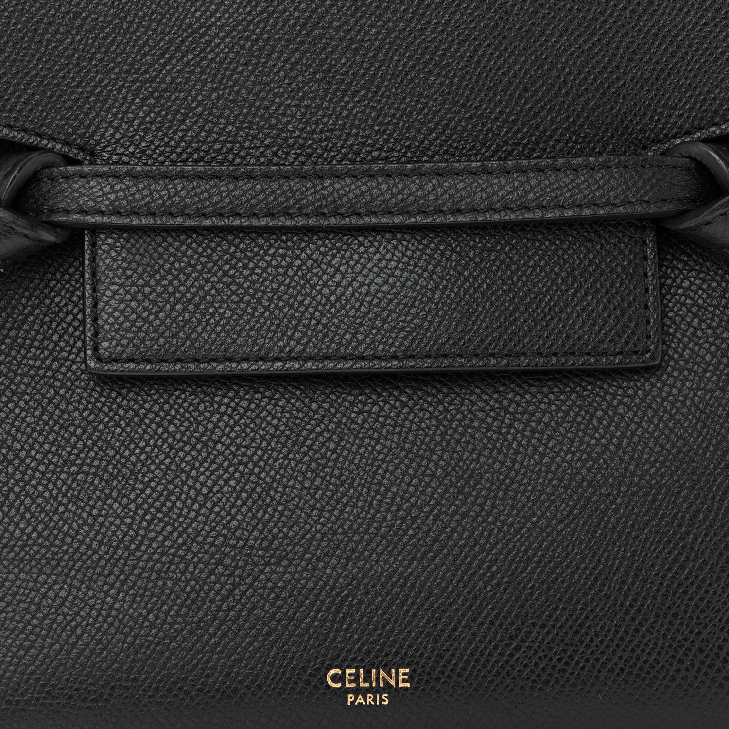 Celine Grained Calfskin Nano Belt Bag Black 7 of 9